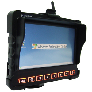 foto Terminal de datos móviles con display táctil de 7” y módulo 3G / GPS.